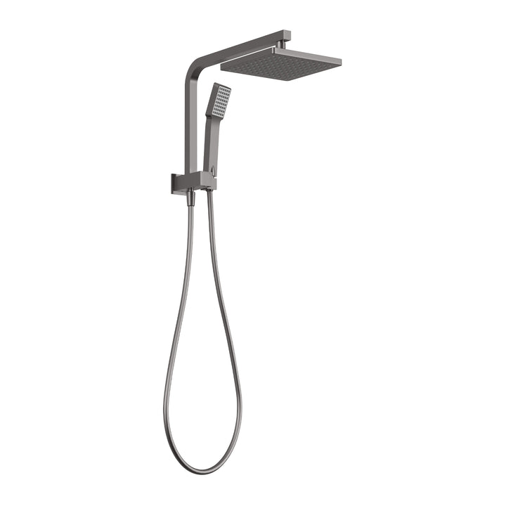 Lexi Compact Twin Shower - Brushed Carbon