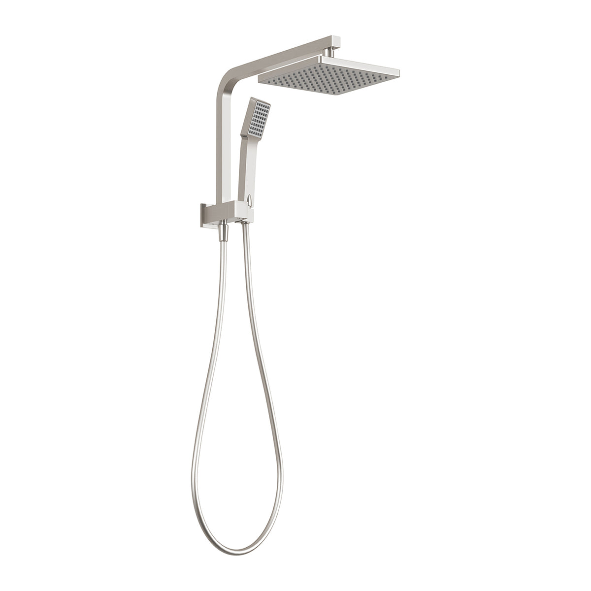 Lexi Compact Twin Shower - Brushed Nickel