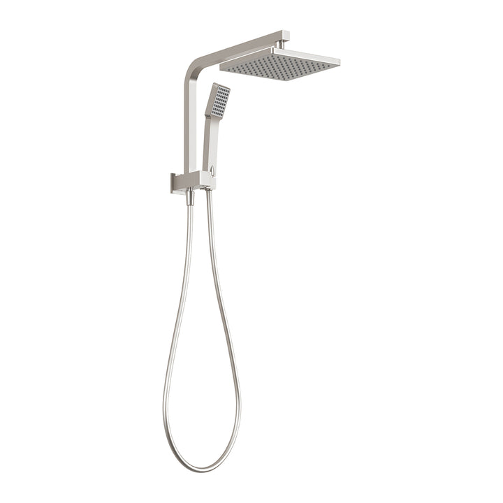 Lexi Compact Twin Shower - Brushed Nickel