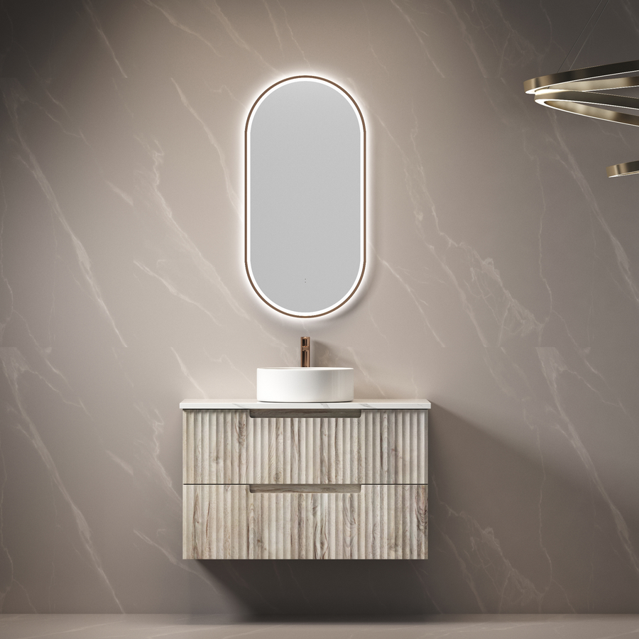 Beau Monde Pill 450mm LED Mirror - lifestyle 1
