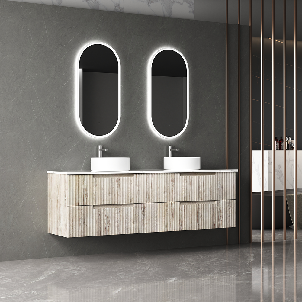 Beau Monde Pill 450mm LED Mirror - lifestyle 3
