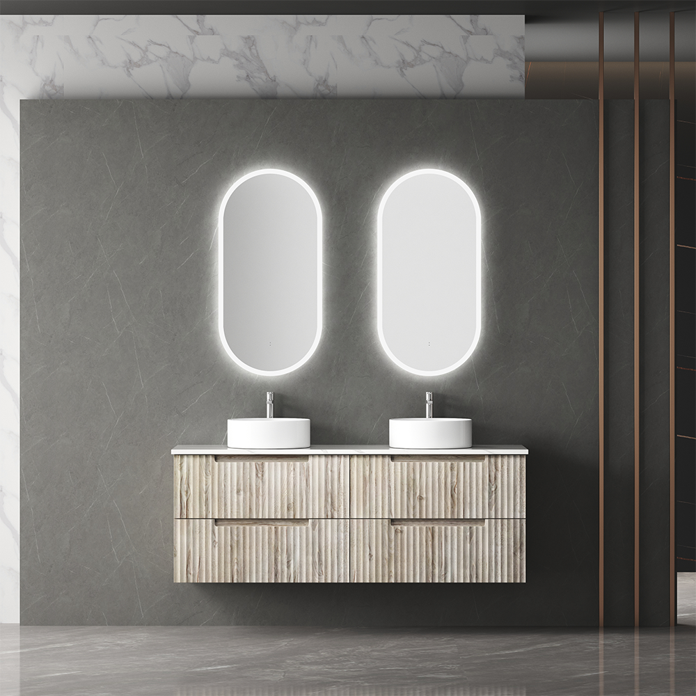 Beau Monde Pill 450mm LED Mirror - lifestyle 2