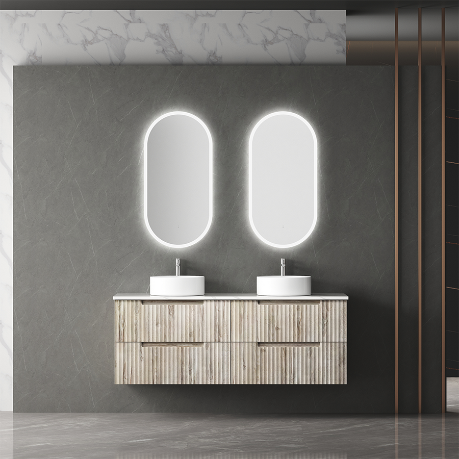 Beau Monde Pill 450mm LED Mirror - lifestyle 2