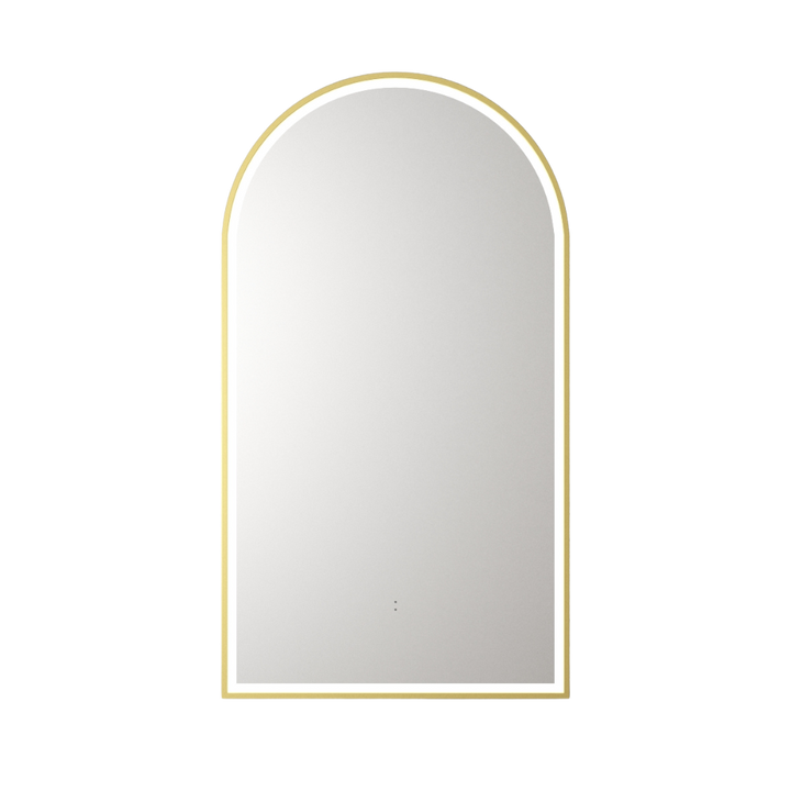 Canterbury 500mm LED Mirror - Brushed Gold
