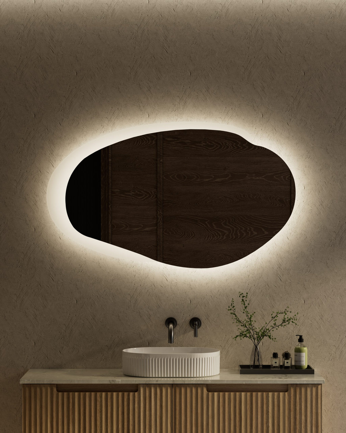 Evanston 1300mm LED Mirror - Matte White