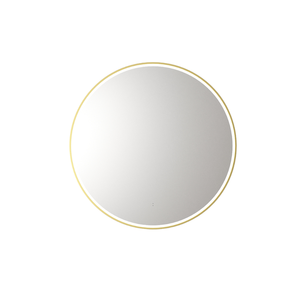Windsor 700mm LED Mirror - Brushed Gold