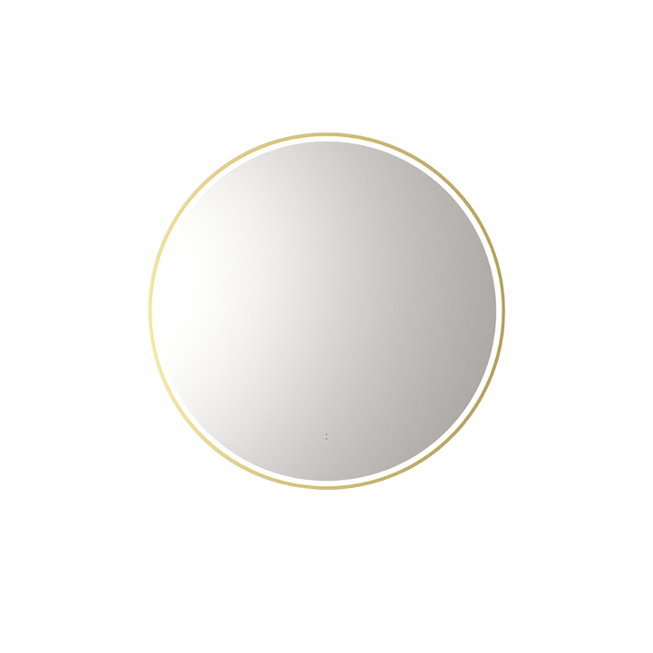 Windsor 700mm LED Mirror - Brushed Gold