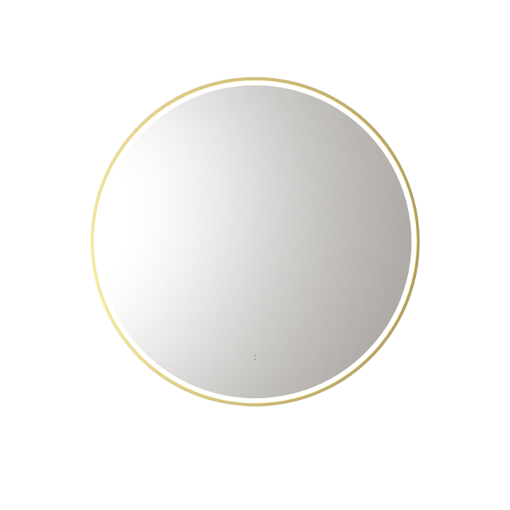 Windsor 900mm LED Mirror - Brushed Gold