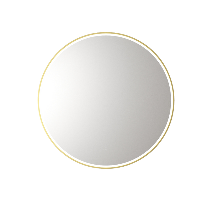 Windsor 900mm LED Mirror - Brushed Gold