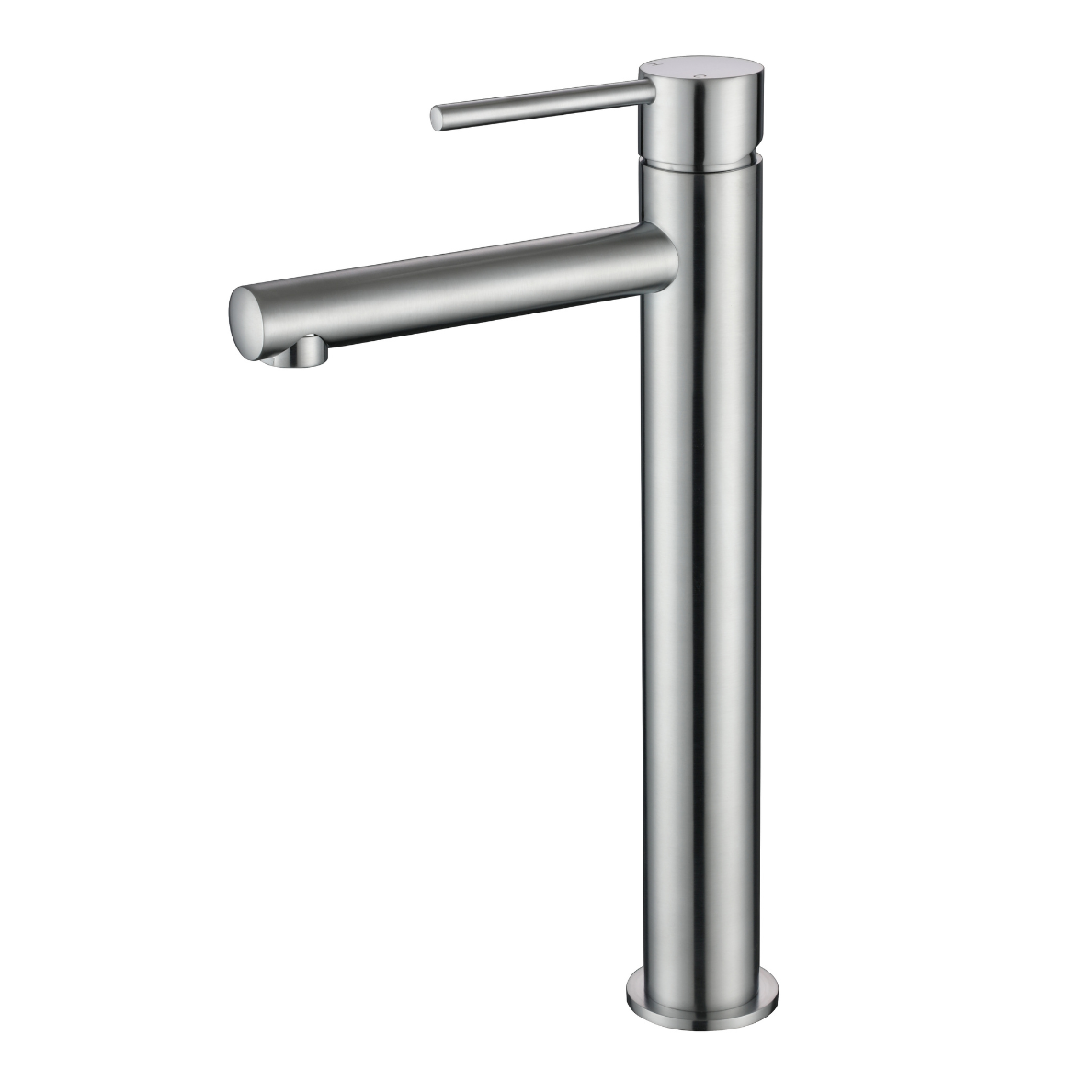 Star Mini High Rise Basin Mixer - Brushed Chrome