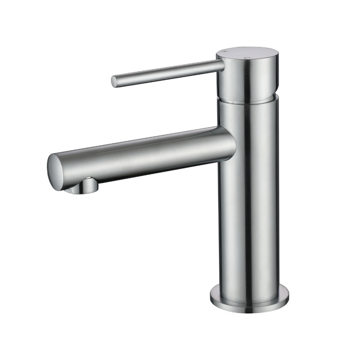 Star Mini Basin Mixer - Brushed Chrome