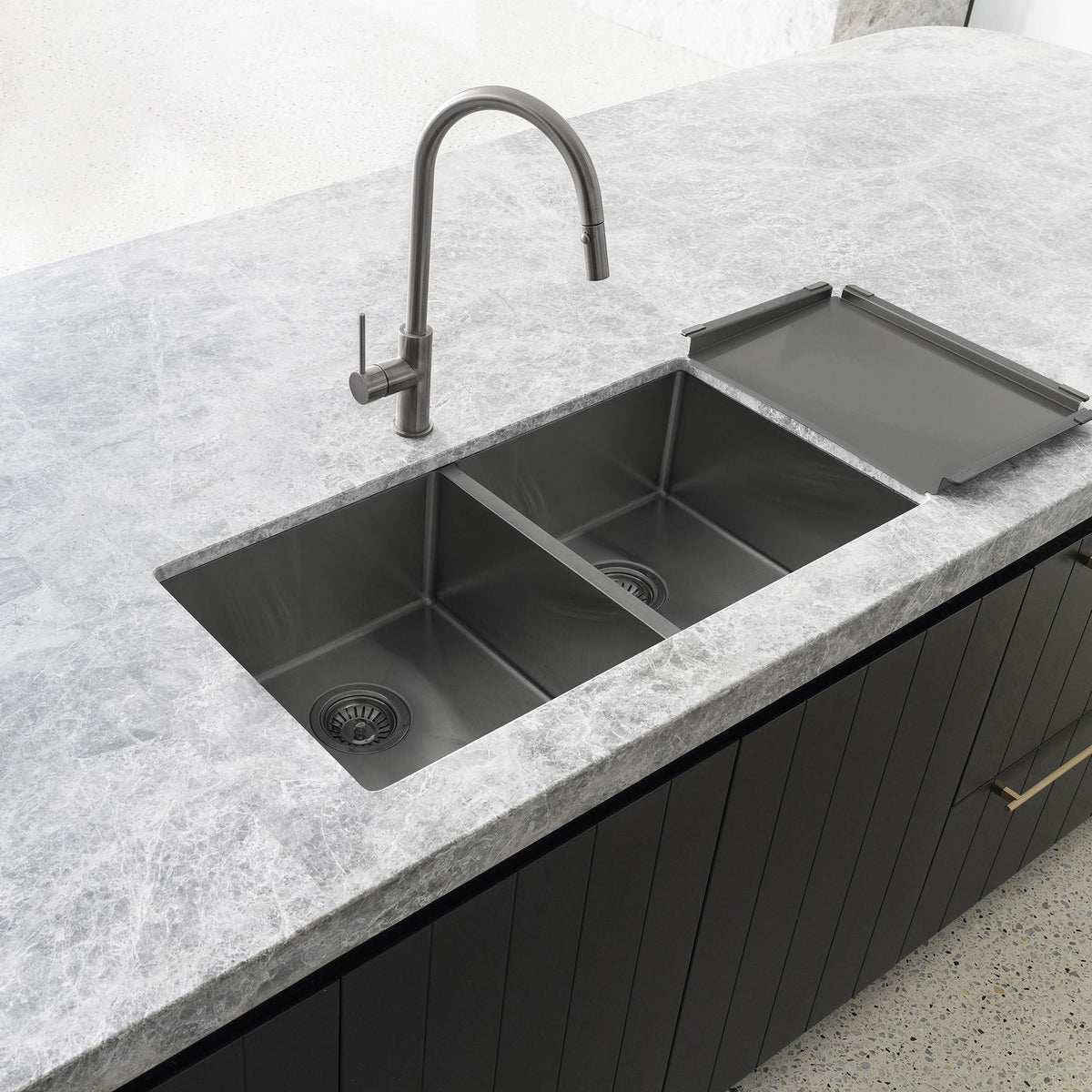 Lavello Dish Draining Tray - PVD Gunmetal Black