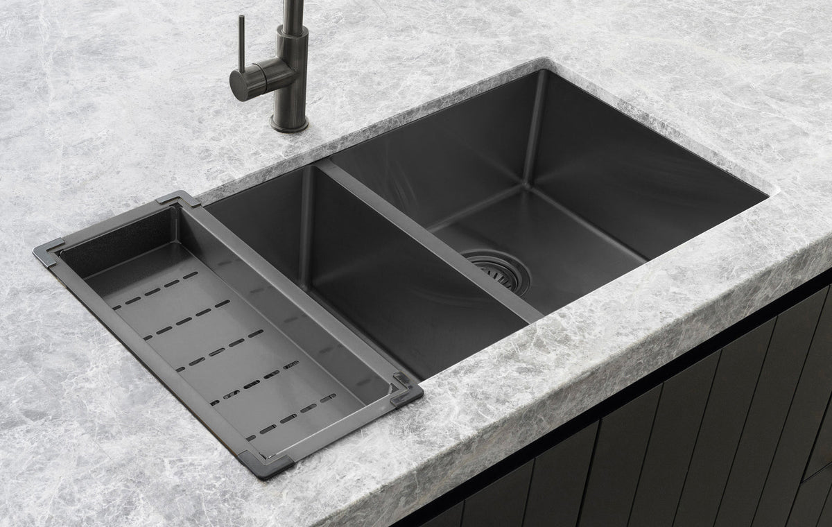 Lavello Kitchen Sink Colander - PVD Gunmetal Black