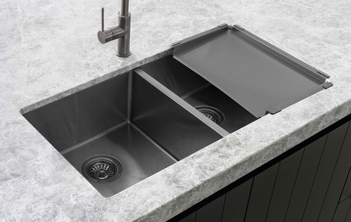 Lavello Dish Draining Tray - PVD Gunmetal Black