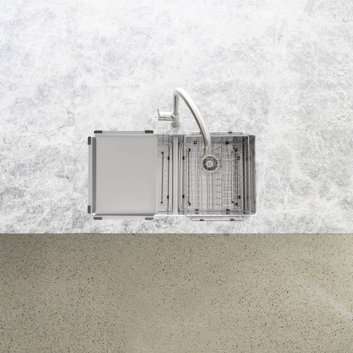 Lavello Dish Draining Tray - PVD Brushed Nickel