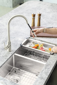 Lavello Kitchen Sink Colander - PVD Brushed Nickel Meir