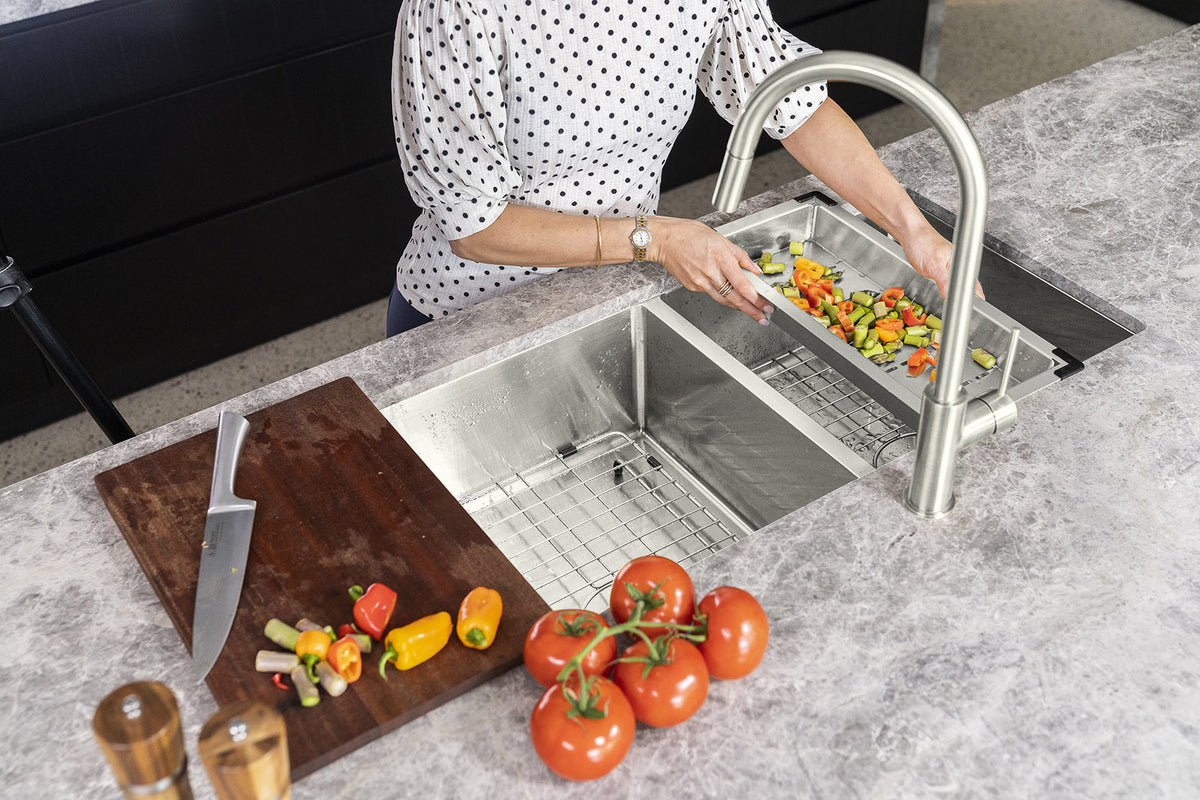 Lavello Kitchen Sink Colander - PVD Brushed Nickel