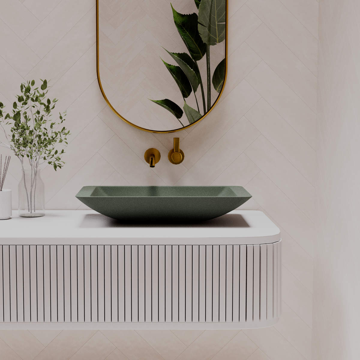 Lidia above counter basin — front view