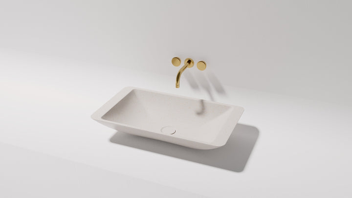 Lidia above counter basin — side view