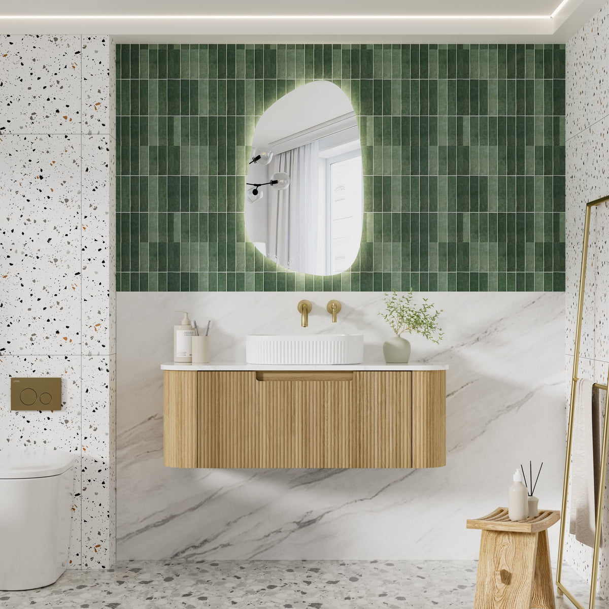 Varcelli Mono Wall Hung 1200mm