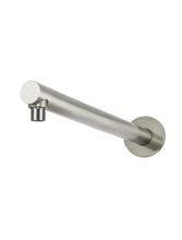 Load image into Gallery viewer, Round Wall Shower Arm 400mm - PVD Brushed Nickel Meir
