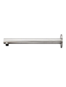 Round Wall Shower Arm 400mm - PVD Brushed Nickel Meir