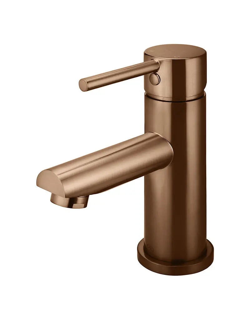 Round Basin Mixer - Lustre Bronze Meir