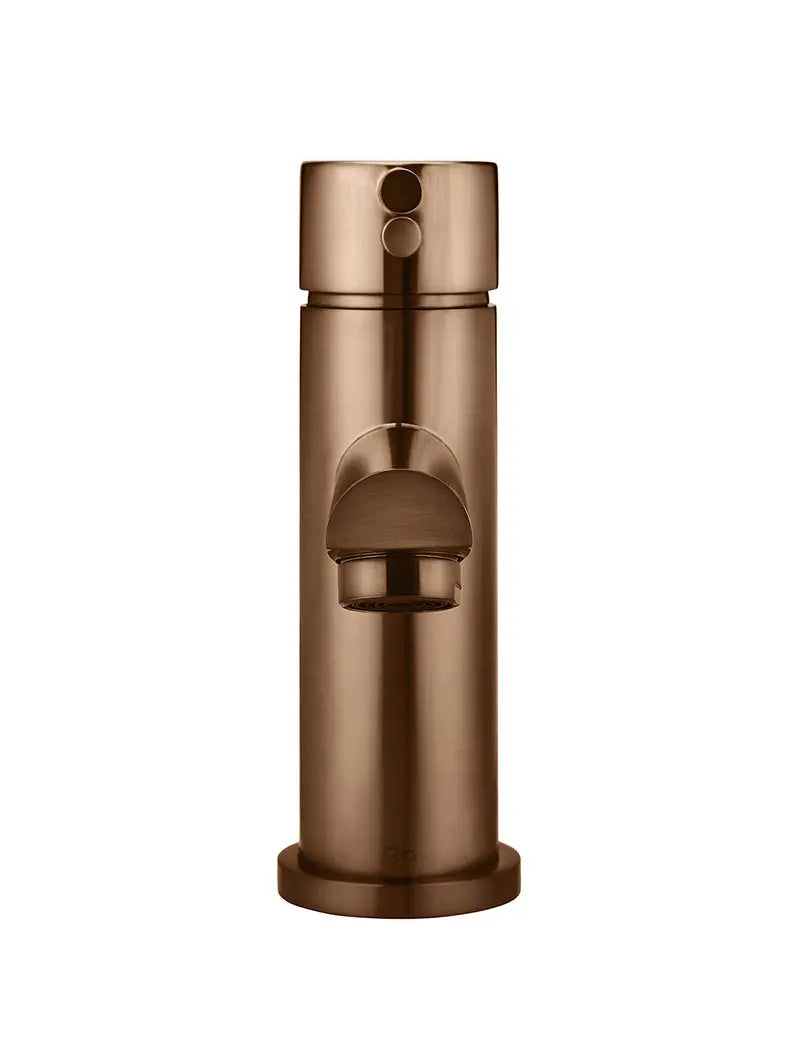 Round Basin Mixer - Lustre Bronze Meir