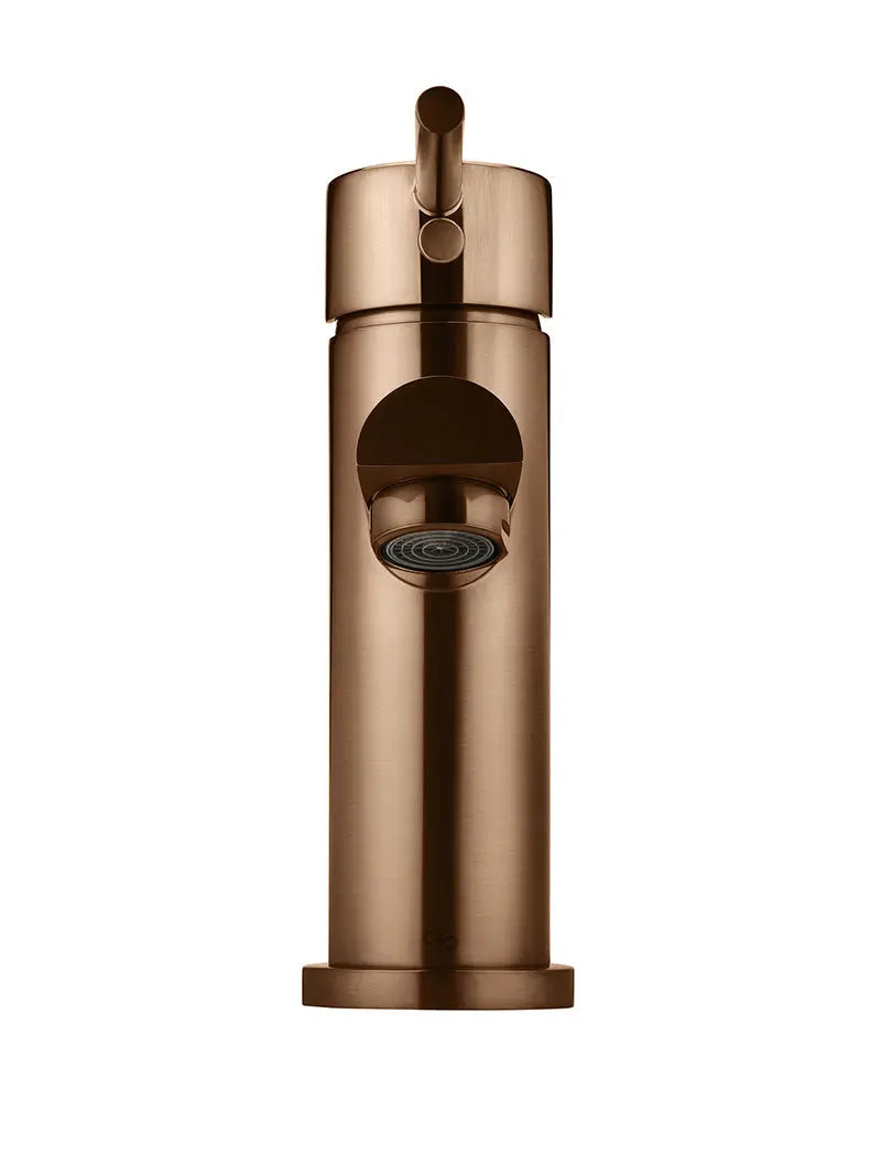 Round Basin Mixer - Lustre Bronze Meir