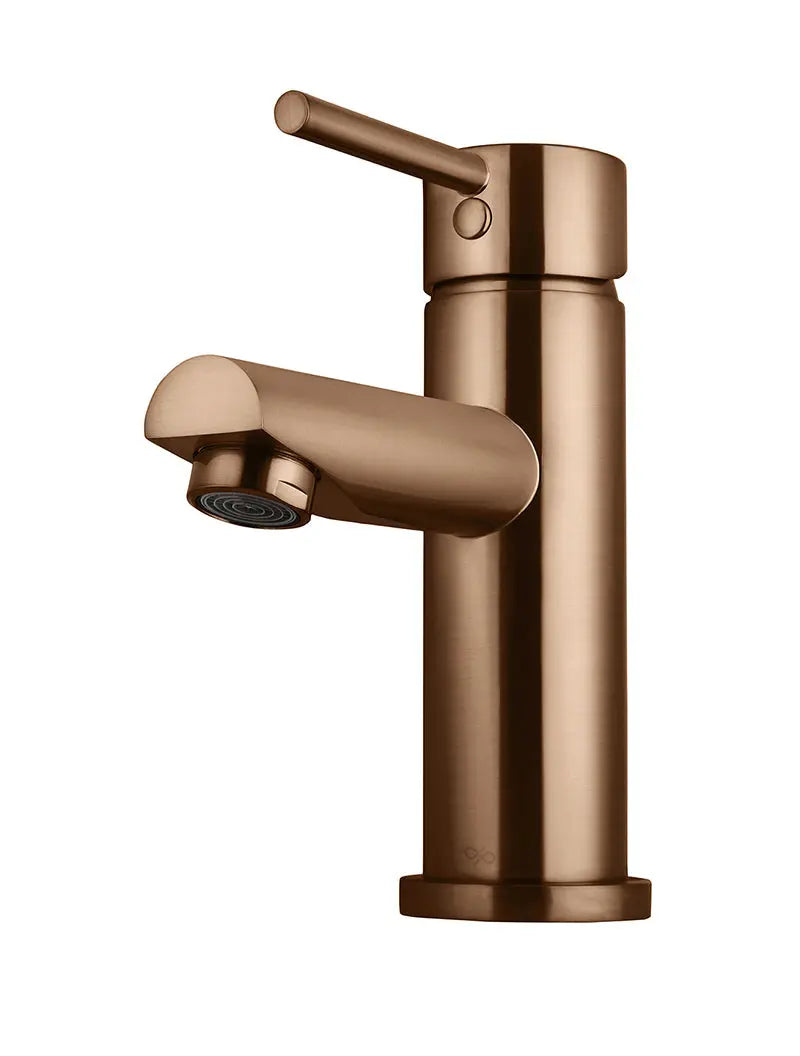 Round Basin Mixer - Lustre Bronze Meir