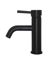 Load image into Gallery viewer, Round Basin Mixer Curved - Matte Black Meir
