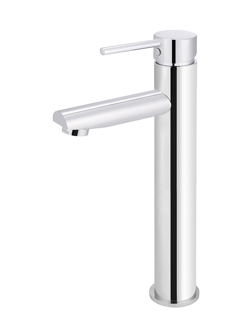 Round Tall Basin Mixer - Chrome