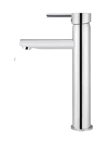 Round Tall Basin Mixer - Polished Chrome Meir