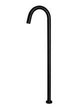 Load image into Gallery viewer, Round Freestanding Bath Spout - Matte Black Meir
