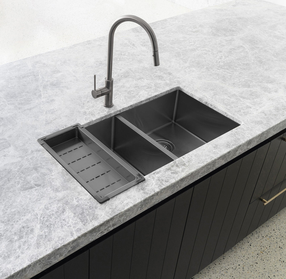 Lavello Kitchen Sink Colander - PVD Gunmetal Black