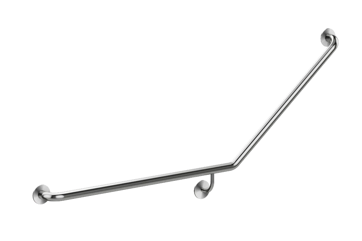 Meir Mobility 40 Degree Left Side Grab Rail - Brushed Nickel