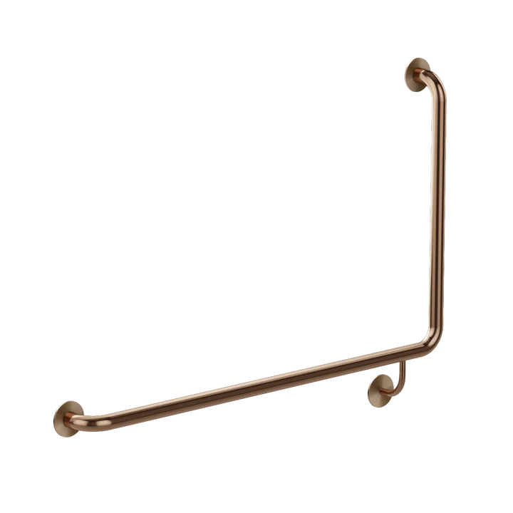 Meir Mobility 90 Degree Left Side Grab Rail 600mm - Lustre Bronze