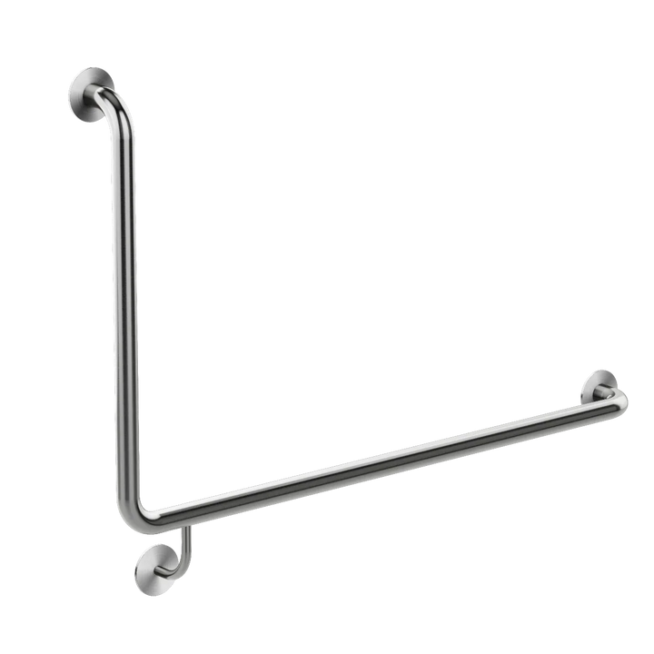 Meir Mobility 90 Degree Right Side Grab Rail 600mm - Brushed Nickel