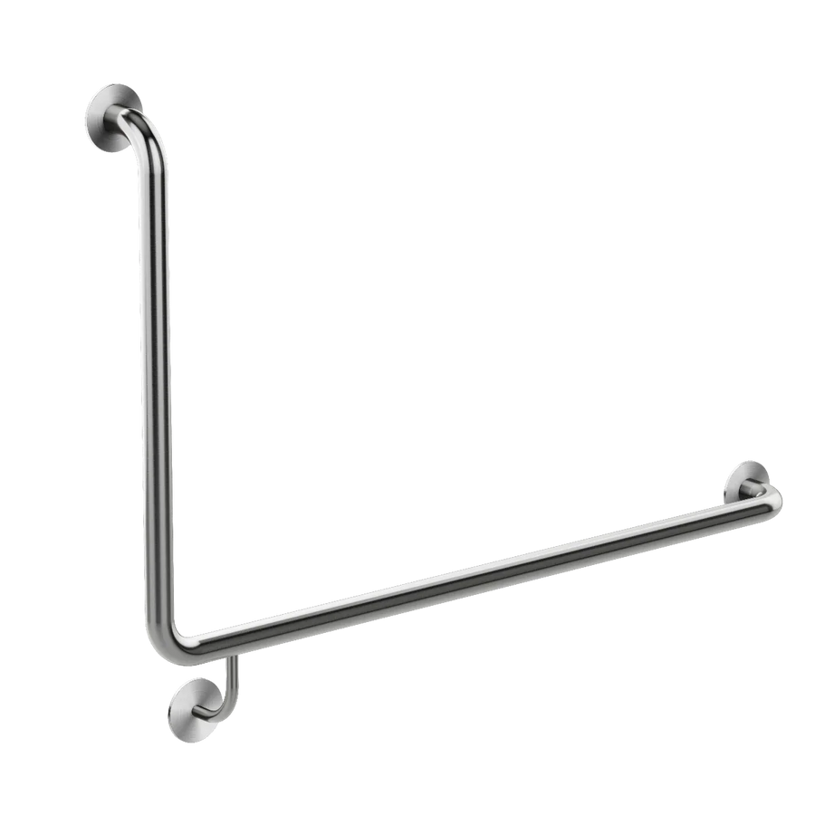 Meir Mobility 90 Degree Right Side Grab Rail 600mm - Brushed Nickel