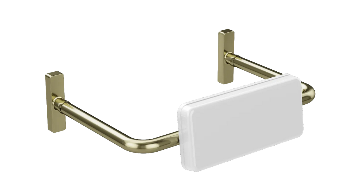 Meir Mobility Toilet Back Rest - Tiger Bronze