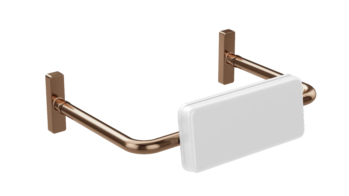 Meir Mobility Toilet Back Rest - Lustre Bronze