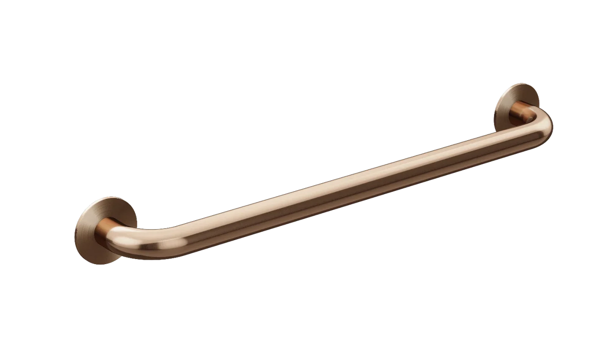 Meir Mobility Straight Grab Rail 600mm - Lustre Bronze