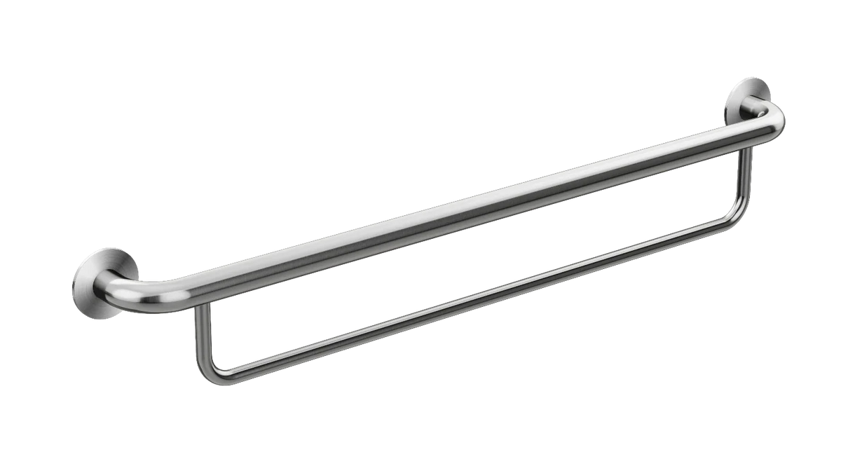 Meir Mobility Bath Towel Rail - Brushed Nickel
