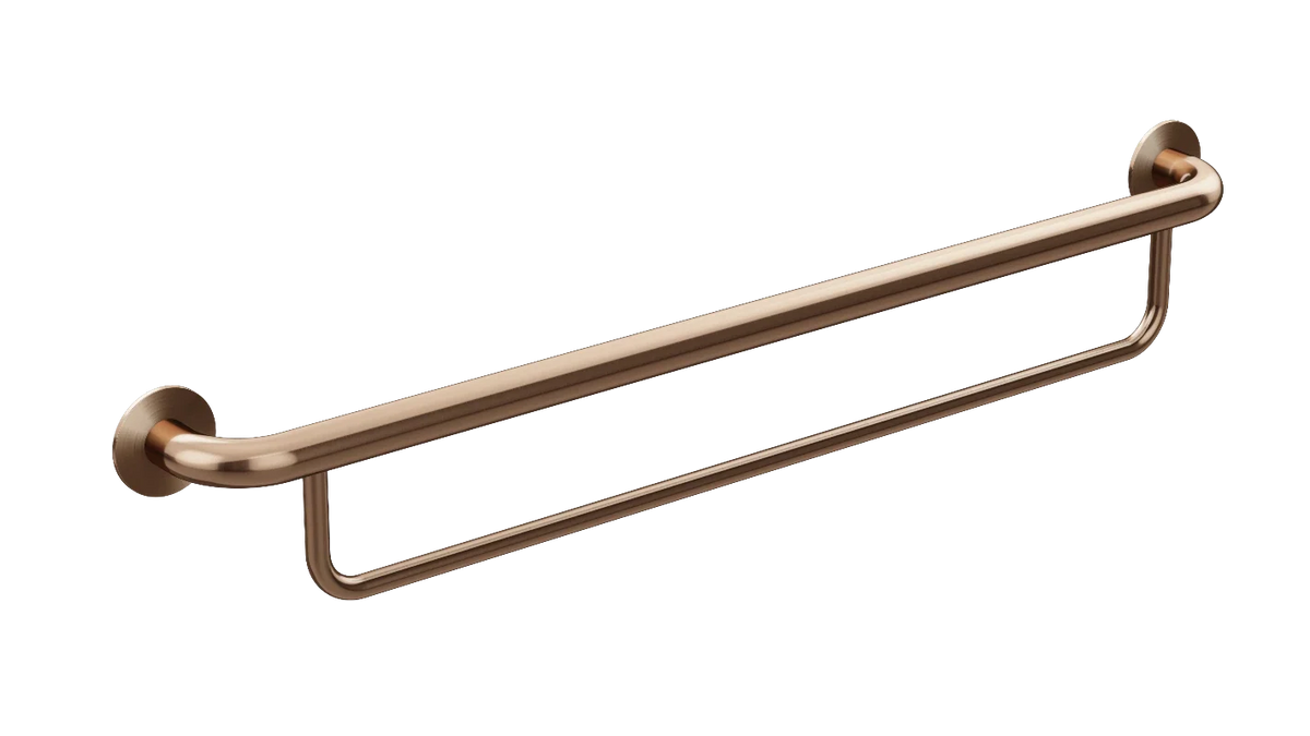 Meir Mobility Bath Towel Rail - Lustre Bronze
