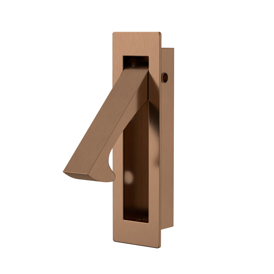 Sliding Door Edge Pull - Lustre Bronze