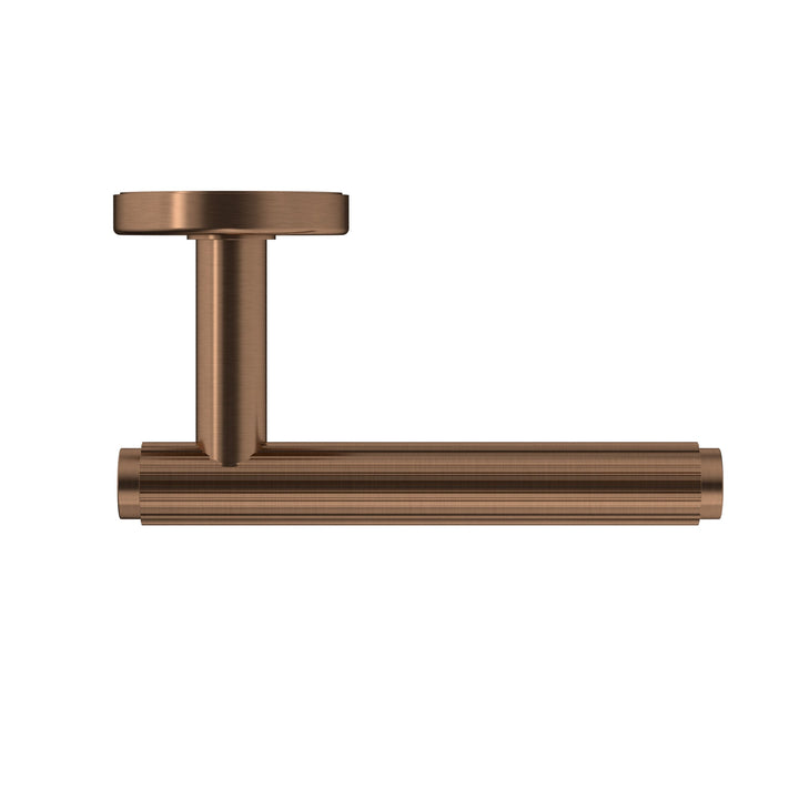 Oppen Linear Lever Door Handle - passage - Lustre Bronze