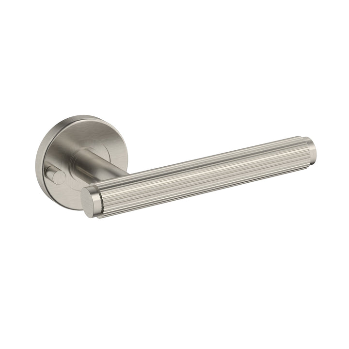 Oppen Linear Lever Door Handle - privacy - PVD Brushed Nickel