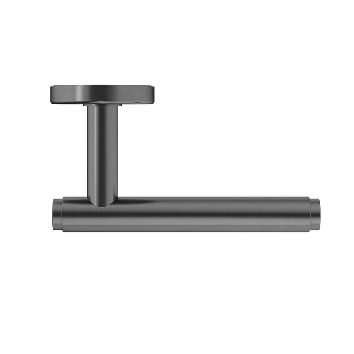 Oppen Brushed Lever Door Handle - passage - Shadow Gunmetal