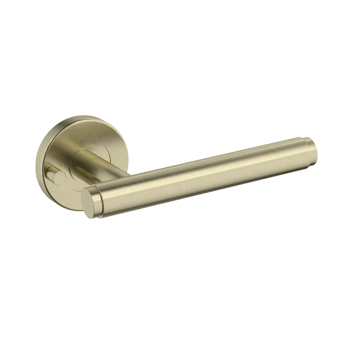 Oppen Brushed Lever Door Handle - privacy - Tiger Bronze