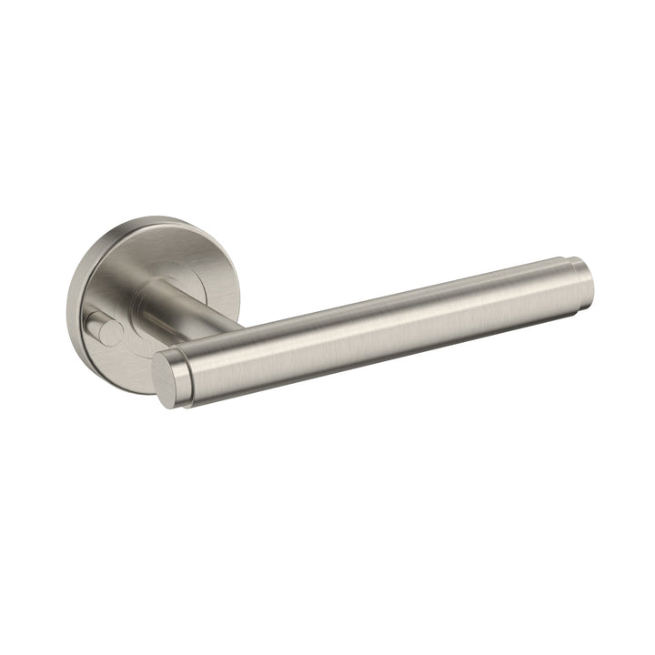 Oppen Brushed Lever Door Handle - privacy - PVD Brushed Nickel